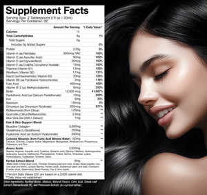 Multivitamínico Líquido Oral de Alta Calidad para Mujeres con Mezcla de Extractos Herbales y Aminoácidos, Metabolismo Energético, Minerales Coloidales - Product Image 2
