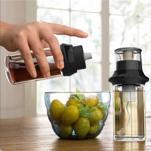 * <span class=keywords><strong>EasyLife</strong></span> 170ml de vidrio de cocina oliver botella de spray de aceite con bomba y tapa transparente para la cocina - Product Image 2