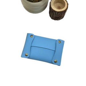 In stock Japanese and Korean style leather tissue pouches, portable mini wet wipes <b>bags</b>, small tissue <b>packs</b> for on-the-go use. - Product Image 4