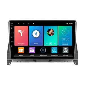 2 din araba multimedya oynatıcı Android 10 Wifi navigasyon GPS Autoradio Mercedes Benz C sınıfı için 3 W204 S204 2006 - 2011