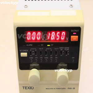 TEXIO PA18-3B DC <b>stabilized</b> power supply one item only From JAPAN Used item - Product Image 3