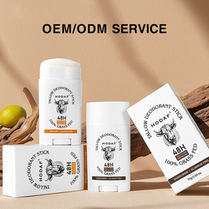 Déodorant stick sans aluminium, à base de suif naturel et de plantes, bergamote et bois de santal, fraîcheur 48h, pour hommes et femmes - Product Image 5