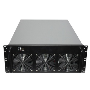 Factory Price <strong>6</strong> <strong>GPU</strong> 8 <strong>GPU</strong> Rig Frame <strong>Case</strong> Quiet 8 Fan <strong>GPU</strong> Server <strong>Case</strong> - Product Image 1