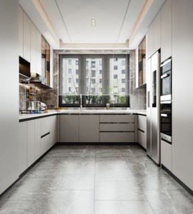 Ensemble de meubles de maison italiens Armoire de <span class=keywords><strong>cuisine</strong></span> en bois et meubles de <span class=keywords><strong>cuisine</strong></span> pour le salon - Product Image 5