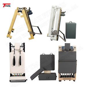 Tmax מותג המפעל מכירות אלומיניום מתקפל reformer שחור לבן חם מכירת מיטה יוגה מכונת Pilates - Product Image 5