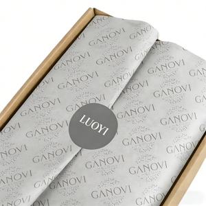 Papier de Soie Synthétique Imprimé Personnalisé avec Logo, Anti-Humidité, en Gros, pour Emballage Cadeau, en Pâte Vierge Enduite, pour Chaussettes - Product Image 1