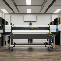 Impresora solvente ecológica de 3,2 M, plotter de corte de impresión de vinilo de grado automático, máquina I3200, impresora de inyección de tinta Uv