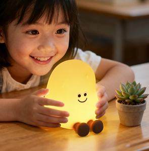 <span class=keywords><strong>Veilleuse</strong></span> en silicone pomme de terre, 7 couleurs, contrôle tactile, intensité réglable, lumière chaude, piles incluses, petite décoration de chambre, cadeau mignon pour enfants - Product Image 4