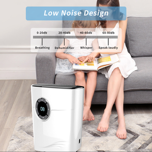 Portátil 1200ml Auto-Off Smart Home Deshumidificador Secador de aire eléctrico para coches Control de humedad del hogar OEM 20/80/42 Aire pequeño - Product Image 4
