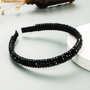 Diadema de cristal tejida con hilo de pescar estilo europeo y americano para mujer, para lavarse la cara - Product Image 6