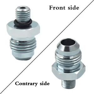 Adaptador de Rosca de Conversión 5/16-24 a 6AN, Conector de Línea de Drenaje/Retorno de Aceite Turbo para Ford Mopar Supercharger <span class=keywords><strong>Hydroboost</strong></span> - Product Image 4