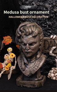 Décorations d'extérieur créatives pour Halloween : <span class=keywords><strong>insert</strong></span> de sol en mousse sculpté en forme de Méduse pour hall d'entrée - Product Image 2