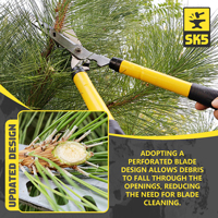 Sécateur extensible de garniture d'arbre avec la cisaille télescopique d'outil de main de coupeur de jardin de longue poignée