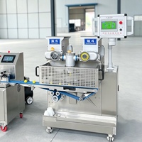 Machine automatique d'enrobage de mochi pour la production de biscuits, de glaces et de bonbons, usine de transformation alimentaire haute capacité