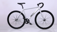 Vélo de course urbain à cadre en acier 700C, vélo fixie élégant et simple, vélo de route à une vitesse avec guidon drop bar pour les trajets en ville