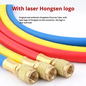 Valvola a Sfera con Tubo di Carica Refrigerante in Rame Hongsen HS-336-BV per Condizionatori Auto e Frigoriferi - Product Image 2