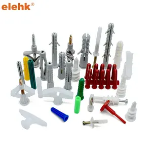 Elehk Manufacturer Plastic Anchor Suppliers Plastic Anchor Wall Plug With Screws Plastic Anchor 1/4