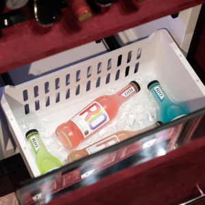 Modern Luxury Copper Wire Woven Wine Cabinet Foldable <strong>Decorative</strong> Storage <strong>Lockers</strong> for Dining Bedroom Office for Apartment - Product Image 4