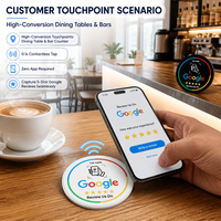 Étiquette RFID NFC programmable 13,56 MHz ISO/IEC 14443 avec code QR, mini-étiquette PVC personnalisable, carte de visite, autocollant de fenêtre étanche
