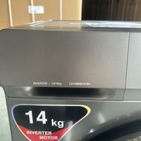 Lave-linge et sèche-linge combinés intelligents 2-en-1 de 14 kg à chargement frontal pour usage domestique
