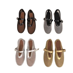 รองเท้าตาข่ายระบายอากาศสำหรับผู้หญิงรองเท้าส้นเตี้ยรองเท้าส้นเตี้ยแบบเรียบสำหรับสวมใส่ทุกวันน้ำหนักเบา - Product Image 5