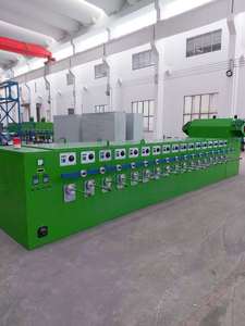 inlet 1.2 to 2.8mm outlet 0.6 to 2.0mm 10 wire copper wire vertical type drawing and enamelling machine - Product Image 4