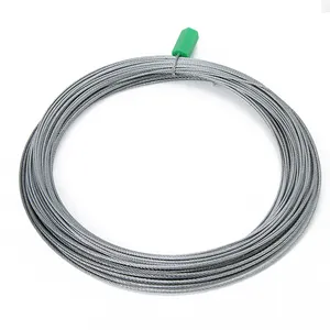 1*7 Steel Cable 0.8mm 1.2mm 1.5mm Galvanized Steel Wire Rope for hanging wire