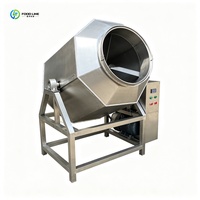 Machine à aromatiser à rouleaux haute efficacité avec pulvérisation d'huile pour la cuisson des chips, du pop-corn et des snacks