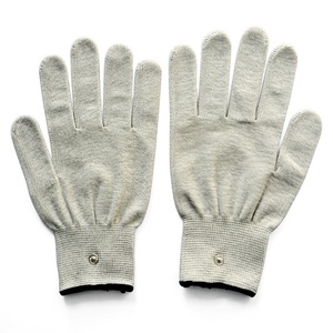 Di alta qualità in fibra d'argento guanti fisioterapici stimolazione decine unità di mano per la fisioterapia di circolazione del sangue di massaggio - Product Image 1