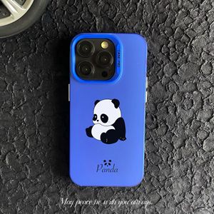 Dễ Thương Panda Bạc Điện Thoại Di Động Trường Hợp Đối Với iPhone 16 Cộng Với 15 Pro Max 14 13 12 11 Imd Trong Suốt Chống Sốc Trở Lại Cove - Product Image 2