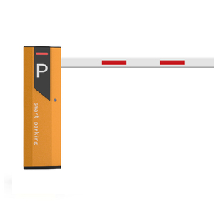 En Yüksek Güvenlikli Elektro-mekanik DC Değişken Frekanslı Çarpışma Önleyici Kol %100 Çalışma Döngüsü Siyah Kauçuklu Bariyer Kapısı - Product Image 3