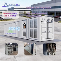 Conteneur minier à refroidissement liquide ACT 45 pieds 1.06PUE, 420 unités Whatsminer M63 A2 Pro