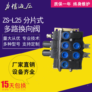 Composant sanitaire Shengjie Hydraulics ZS-L25, vanne de dérivation multi-voies personnalisable pour chariots élévateurs et véhicules d'ingénierie - Product Image 4