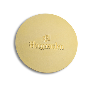 แผ่นรองแก้วโลหะทรงกลมสีทอง ของขวัญส่งเสริมการขายยอดนิยมแบบกำหนดเองได้ - Product Image 2