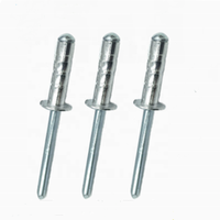 Rivets à percussion en aluminium sur mesure, type tambour, multigrip, rivets aveugles en aluminium haute résistance, multigrip à grande bride, Remaches