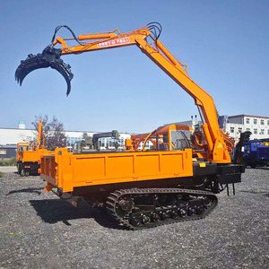 Мини гусеничный самосвал 3 тонны 5 тонн 10 тонн гусеничный транспортер с экскаватором - Product Image 1