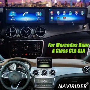 Autoradio Android avec écran tactile 12,3 pouces + 12,3 pouces pour Benz a CLA GLA X156 C117 2012-2018 Navigation GPS Lecteur multimédia 4G - Product Image 2