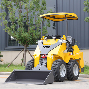 Livraison gratuite Chargeuse compacte 500 kg 1000 kg CE EURO5 EPA Puissance forte moteur diesel Kubota Chargeuse sur pneus - Product Image 1
