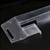 Protection personnalisée en polycarbonate transparent pour chargeur de VE, composant isolant en PC haute résistance aux chocs pour station de recharge de véhicules électriques