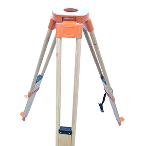 Trépied en bois massif pour instrument de nivellement, station totale, topographie et cartographie avec accessoires de support d'extension - Product Image 6