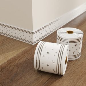 Modern Bedroom Peel and <strong>Stick</strong> PVC Skirting Board Baseboard Trim Waterproof Floor Corner Edge Protector Decorative <strong>Wall</strong> Strip - Product Image 3