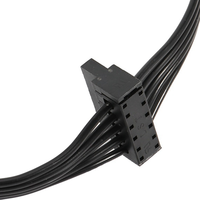 18 AWG 15pin Sata Fuente de alimentación Cable divisor Disco duro 1 macho a 5 hembra Cable de alimentación de extensión