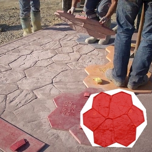 Sello de hormigón con diseño de roca aleatoria, sello de hormigón con efecto de piedra natural para patio, sellos de hormigón - Product Image 1