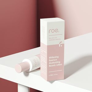 Boîte d'emballage pliable de luxe pour cosmétiques et soins de la peau, en papier texturé artistique, avec pelliculage mat, doublure en éponge et fermeture magnétique - Product Image 2