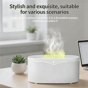 Hot Sale Simulation Flame Humidifier Aromatherapy Machine Usb Ultrasonic <b>Essential</b> <b>Oil</b> Aroma Fire Flame <b>Diffuser</b> - Product Image 4