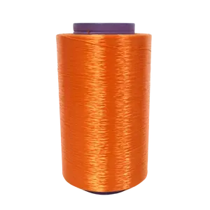 Orange Industrial 3333 Dtex Yarns Industrial 6000D Aa Grade 100% Polyester Filament Yarn