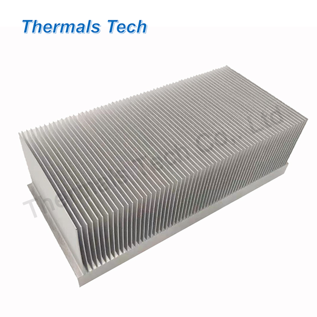 Power 140 mm Passive Skiving Heatsink with air Cooling for Telecommunication