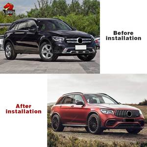 <span class=keywords><strong>Prix</strong></span> d'usine pour <span class=keywords><strong>mercedes</strong></span>-benz <span class=keywords><strong>GLC</strong></span> classe <span class=keywords><strong>2021</strong></span> X253 W253 Kit de carrosserie mise à niveau GLC63 Style Bodykit pare-chocs avant - Product Image 6
