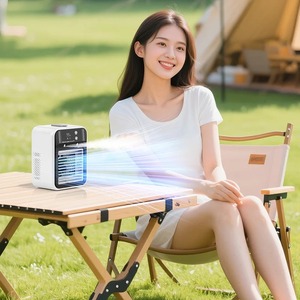 Nouveau ventilateur brumisateur 500ML, rafraîchisseur d'air 3000mAh USB rechargeable, silencieux, portable, pour chambre et bureau, humidificateur électrique - Product Image 5