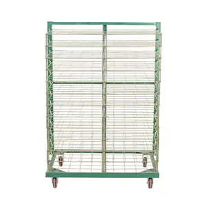 Art Drying Rack Screen Drying Rack Screen Printing Drying Shelf Movable Paint Drying Tool (50-layer)